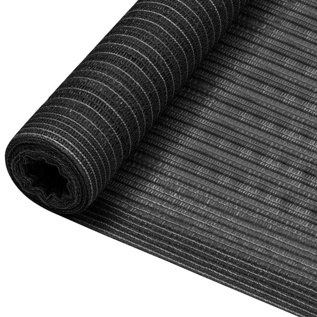 vidaXL Red de privacidad HDPE 3,6x10 m 195 g/m² Color Antracita, Negro, Verde