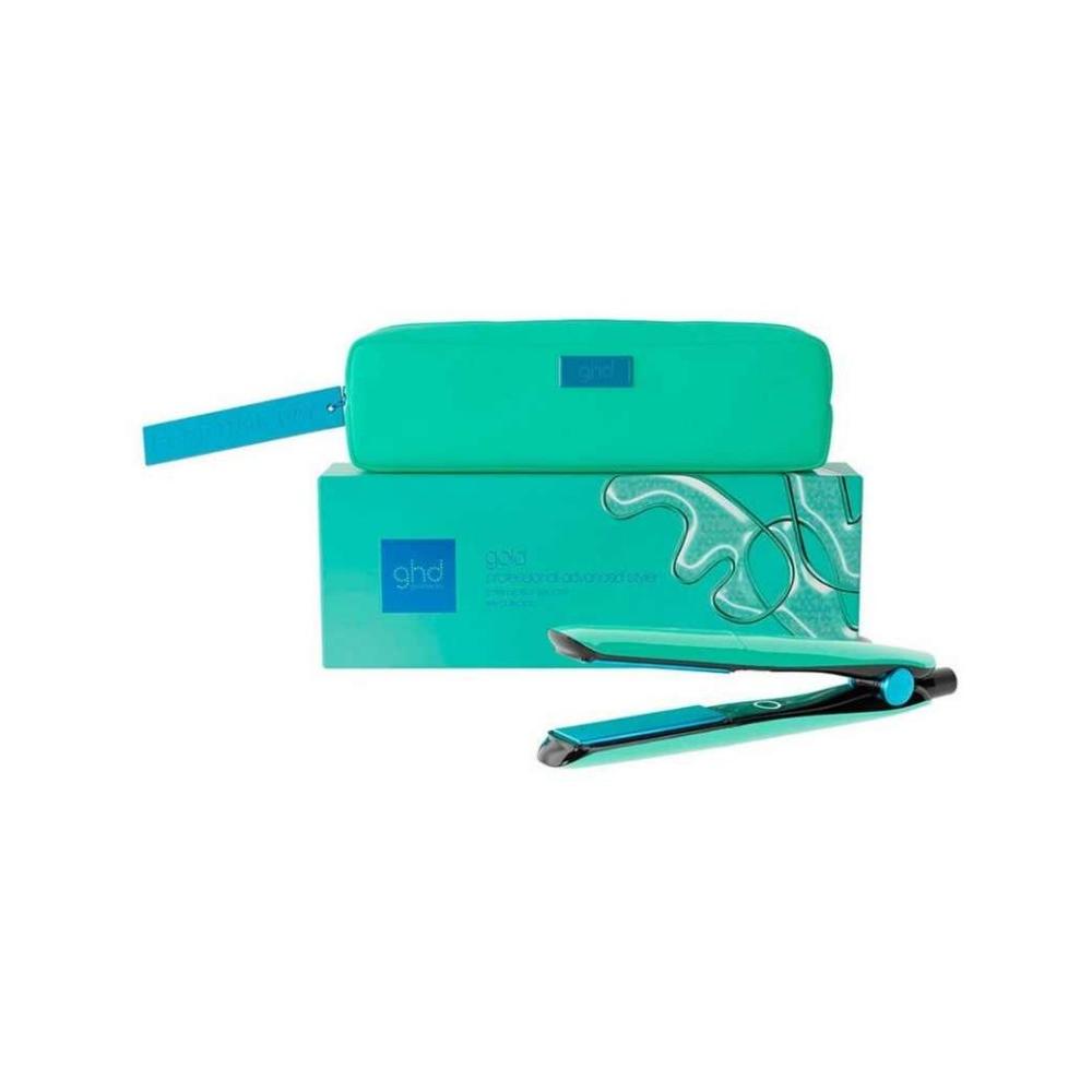 ghd - Plancha de pelo profesional GOLD Jelly Mint, calentamiento rápido y modo suspensión automático para uso seguro diario en todo tipo de cabello