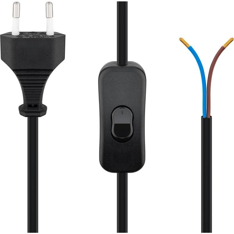 Cable de conexión 1,5m, 2x0,75mm² Interruptor intermedio BW