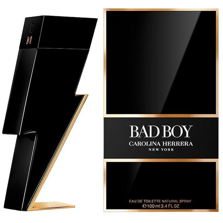 CAROLINA HERRERA Bad Boy 100 ML Eau de Toilette para hombre【ROUA】