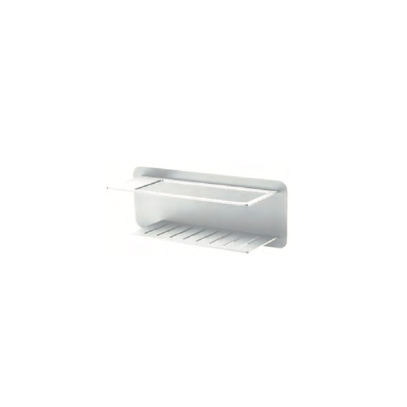 Imex Bethari ADT009/BL jabonera frontal diseño moderno acero inoxidable S304 acabado blanco mate