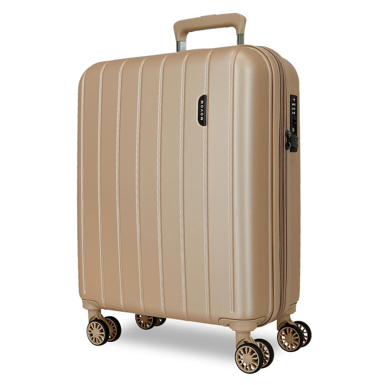 Maleta de cabina extensible rígida 55cm Movom Wood