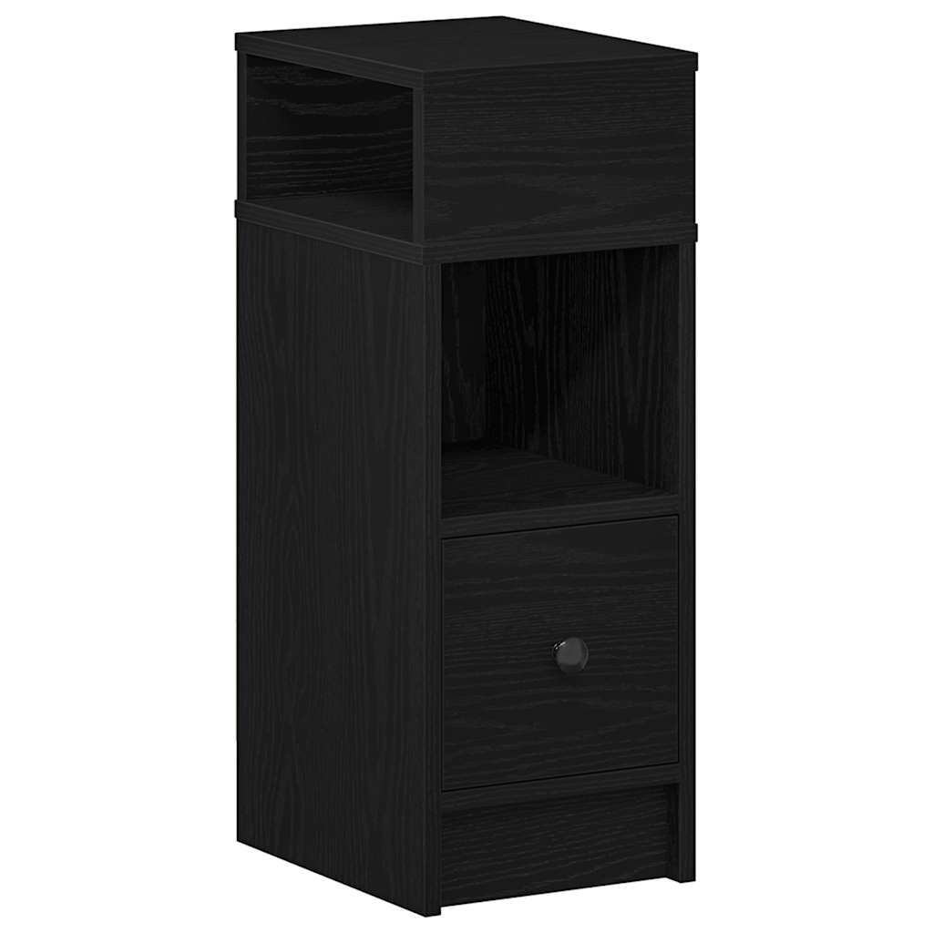 vidaXL Mesilla de noche con cajón 25x31x66 cm Multicolor