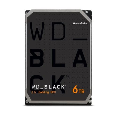 Western Digital 6TB Disco Duro Interno Negro de Alta Capacidad con 128 MB de Almacenamiento