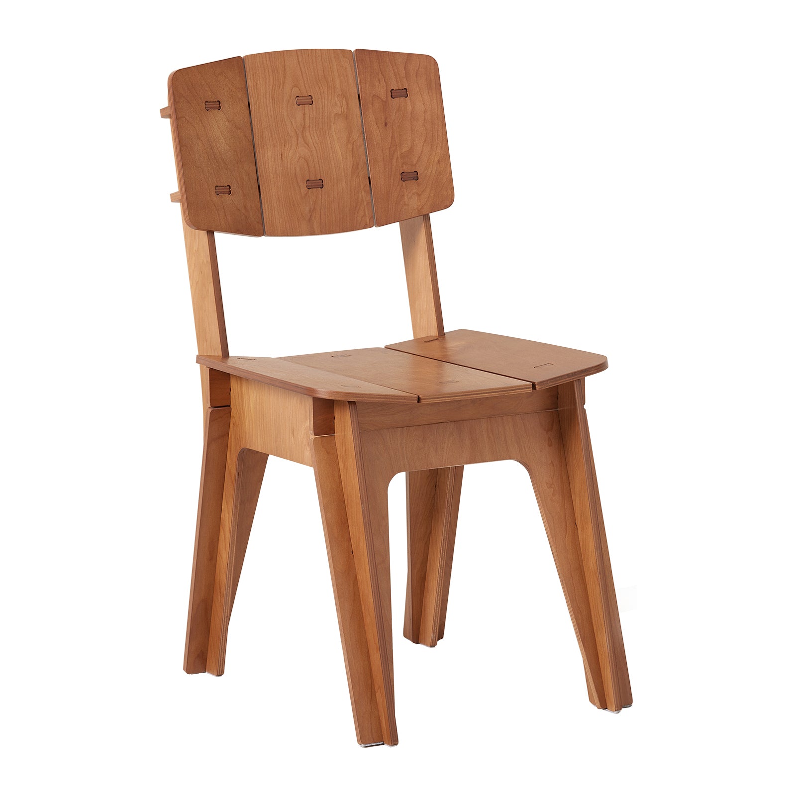 SoBuy HFST01-BR Silla de Comedor con Respaldo Silla Infantil Silla de Madera para Salón, Escritorio, Oficina 44,5 x 61 x 86 cm Marrón ES