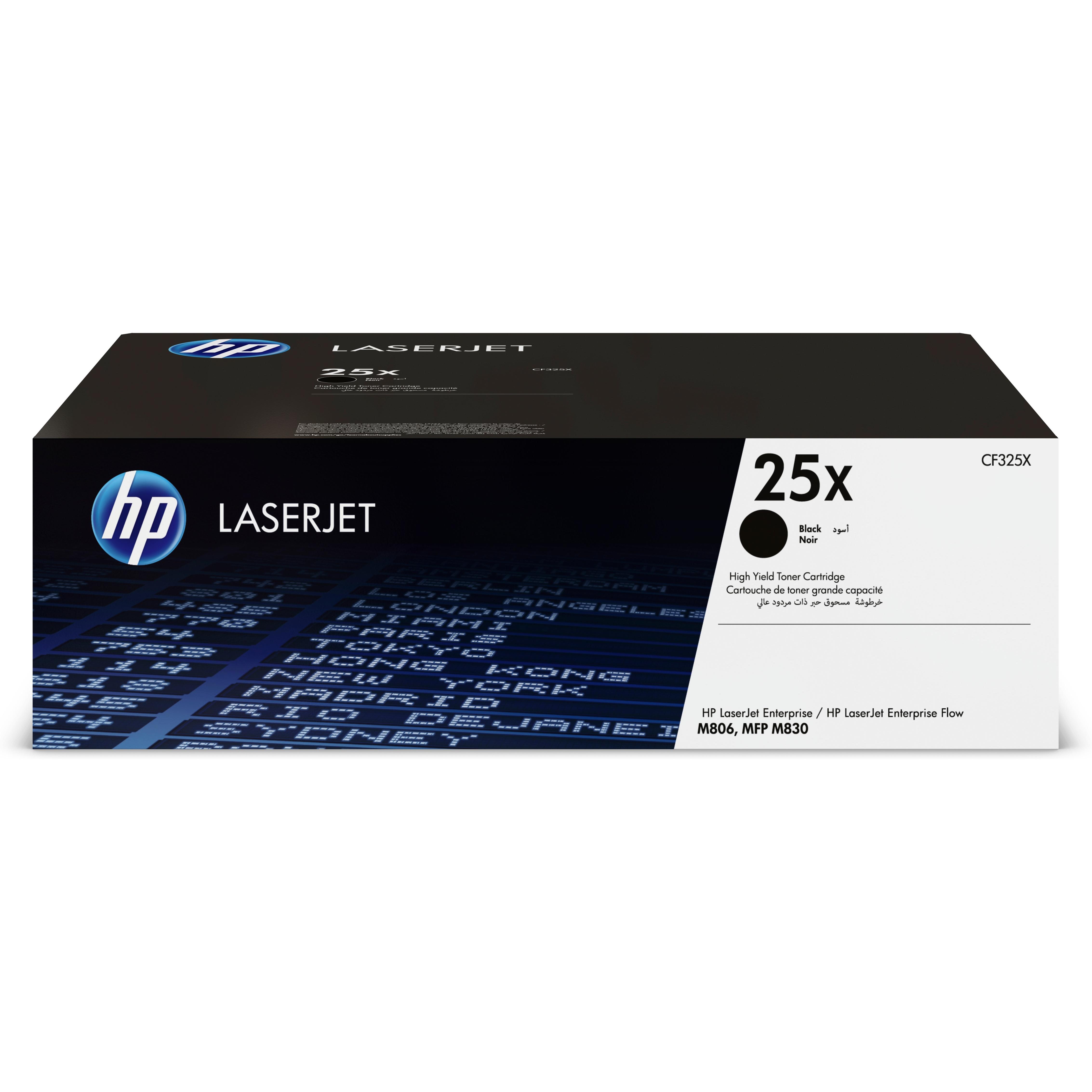 HP Toner 25X LaserJet con tecnolog�a Smart Print M806dn M806x M806x+