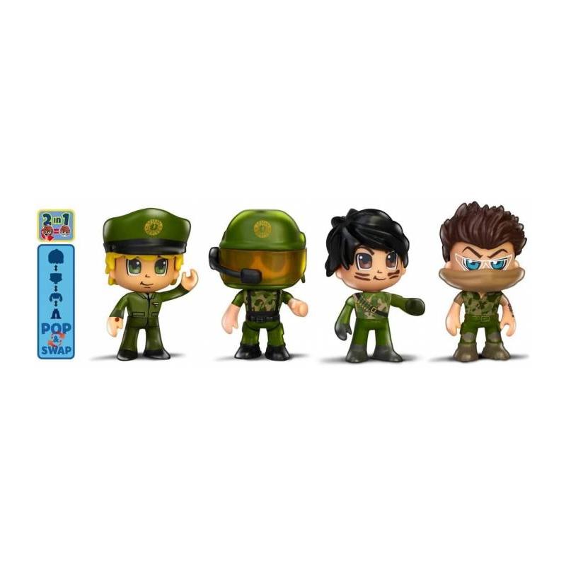 PINYPON ACTION PACK 4 FIGURAS DE LAS FUERZAS ESPECIALES DE FAMOSA