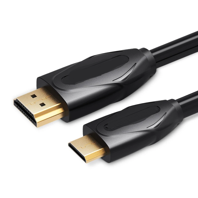 CABLEPELADO Cable HDMI Tipo A Macho - Tipo C Mini HDMI Macho, Cable Mini HDMI a HDMI, Cable HDMI con Conector Tipo C, Soporta hasta 4K Ultra HD 2160p (30 Hz), ARC, Ethernet Cable, 1.5 Metros, Negro