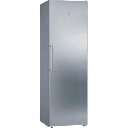 Congelador vertical BALAY 3GFE553ME 242L Alto 186cm x 60cm Clase E Blanco  | Libre instalación, Puertas Acero mate antihuellas, Tirador FIJO