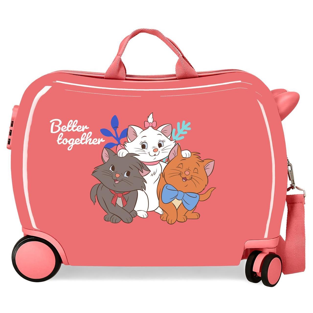 Maleta Infantil Disney Multicolor, Fabricada en ABS Resistente, 34 Litros, 2,1 kg, para Viajes en Familia