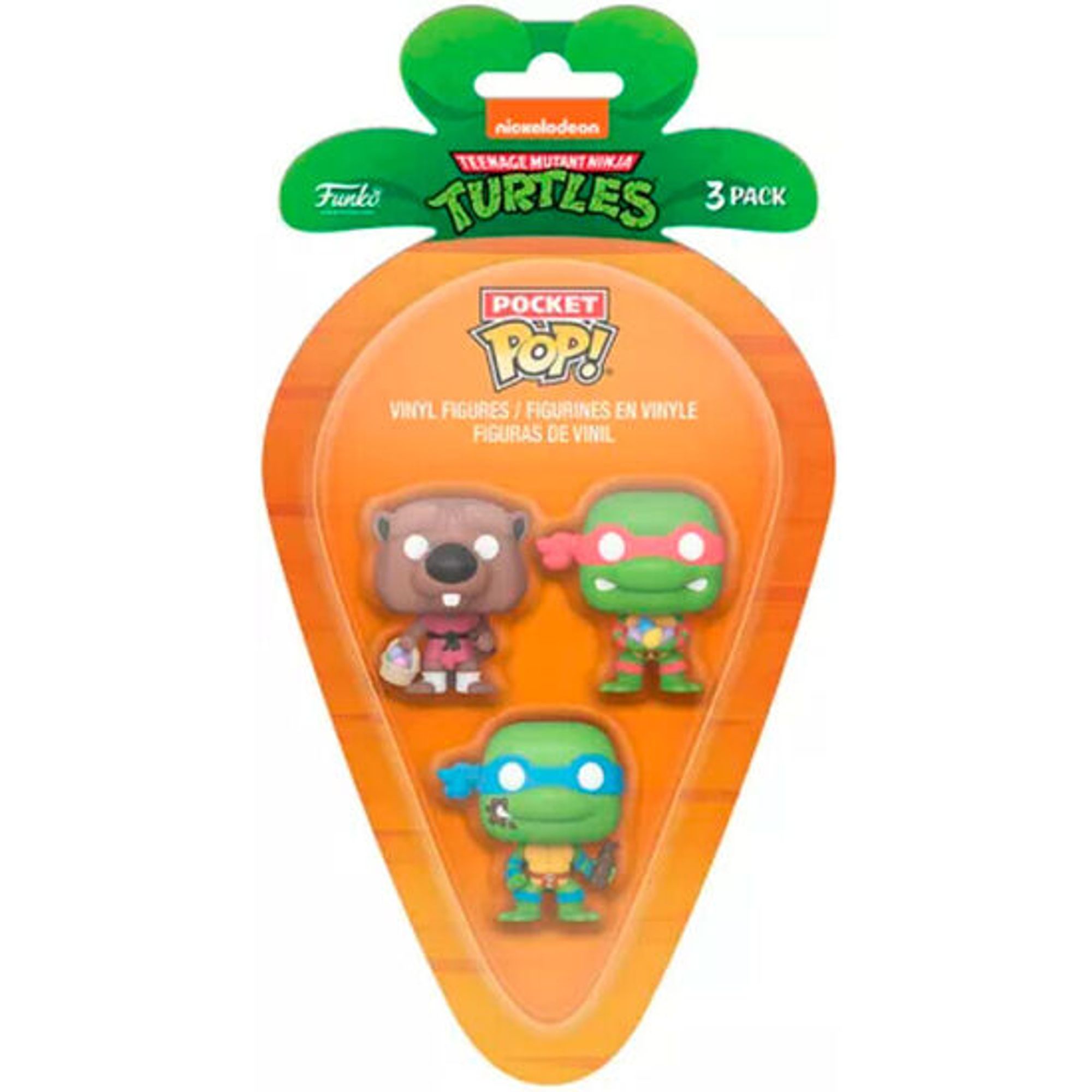 Set de Figuras Teenage Mutant Ninja Turtles para Coleccionistas, Pack de 3 Figuras de Vinilo, Diseño Colorido con Personajes Clásicos, Ideal para Regalo o Decoración