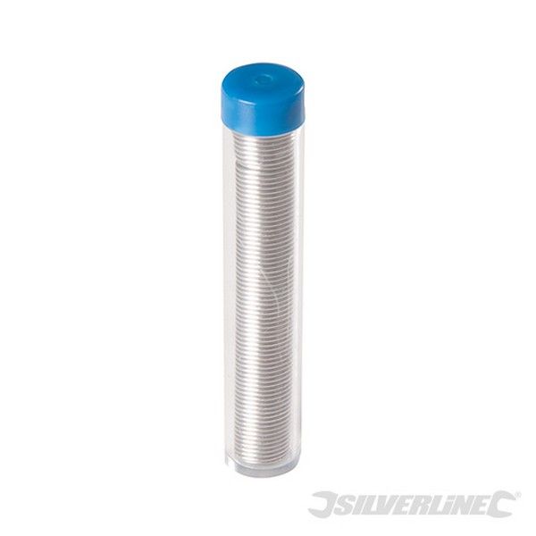 Silverline Bobina de Estaño 20g para Soldaduras en Cables y Placas Electrónicas