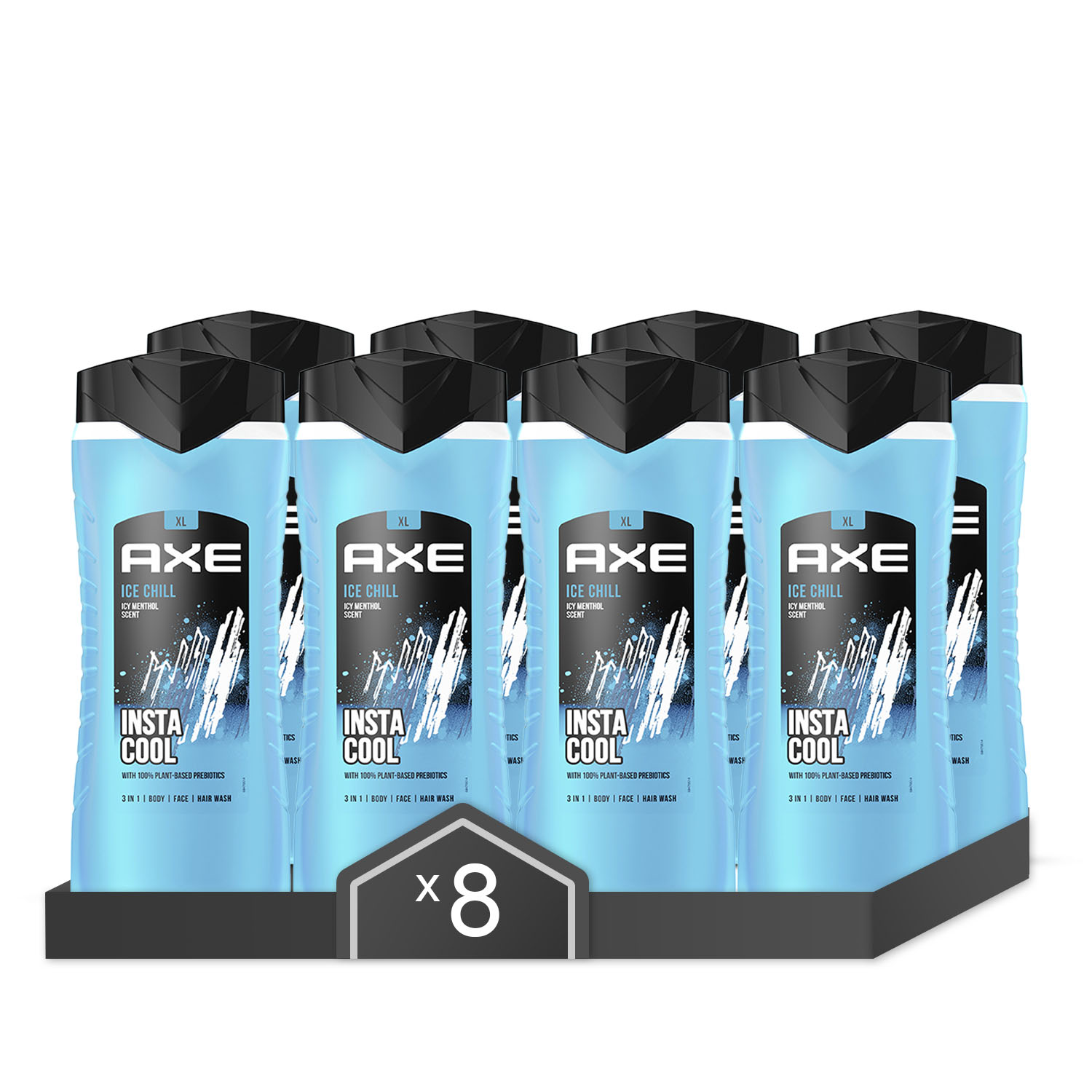 Axe - Axe Gel de Ducha Ice Chill 400ml - Pack de 8