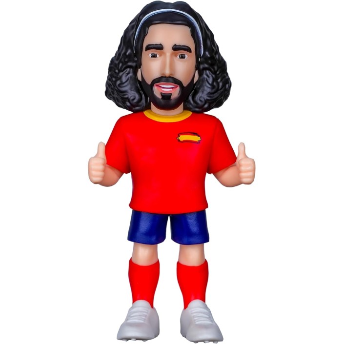Figura Minix Futbol Stars España Marc Cucurella Modelo 133 - Original - Figuras Miniaturas Coleccionables Para Exhibición - Idea De Regalo - Mercancía Oficial - Juguetes Para Niños - Fans