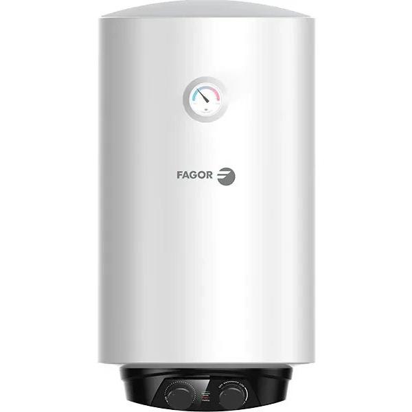 Termo agua caliente 100L Vertical FAGOR 7TEFA0023  | 1500W, 7TEFA0023, ANODO ELECTRÓNICO, 100cm, x 45cm, x 48cm, Blanco