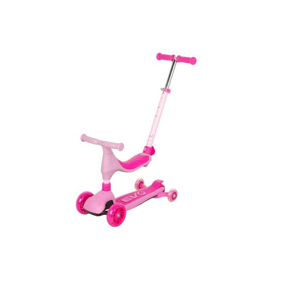 Patinete Scooter Ride On 4 En 1 Rosa (Color Baby 54336)