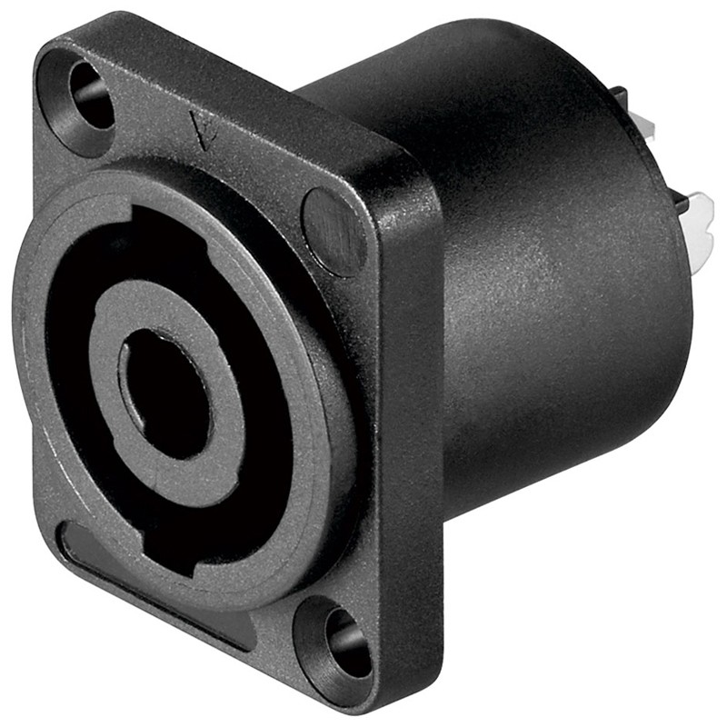 Adaptador Speakon 4Pin Goobay Base D 4 Contactos Hembra - Equivalente a CON643 de Nimo