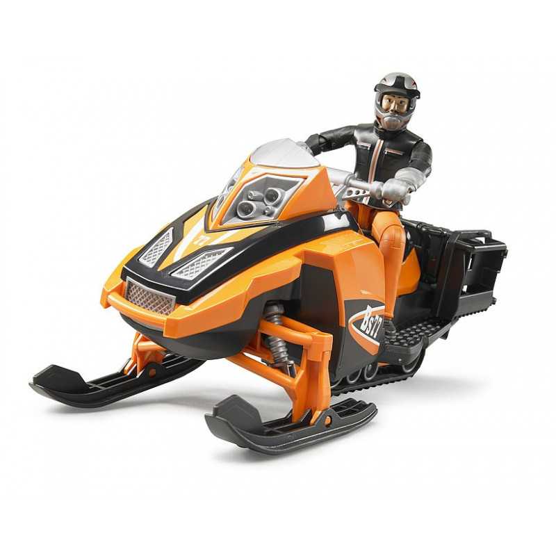Bruder Moto de Nieve con Conductor - Diversión Invernal y Seguridad en la Nieve