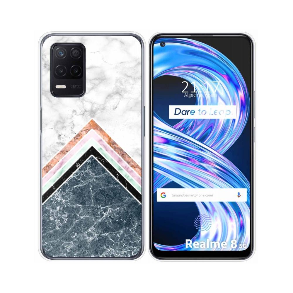 Tumundosmartphone Funda Gel TPU Realme 8 5G Narzo 30 5G Mármol 05 Personalizada