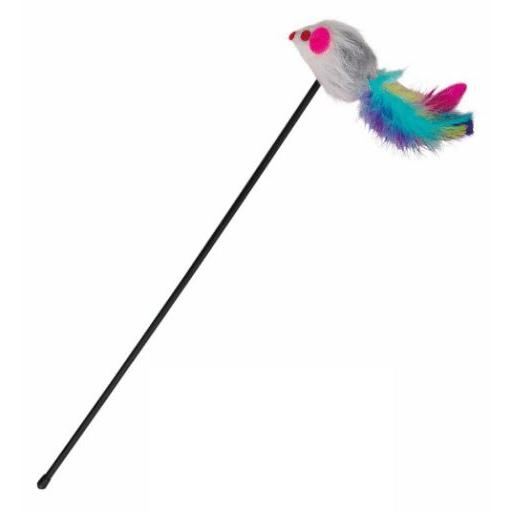 Trixie Varitas Juego con Ratón (Gatos , Juguetes , Varitas) - 50 cm50