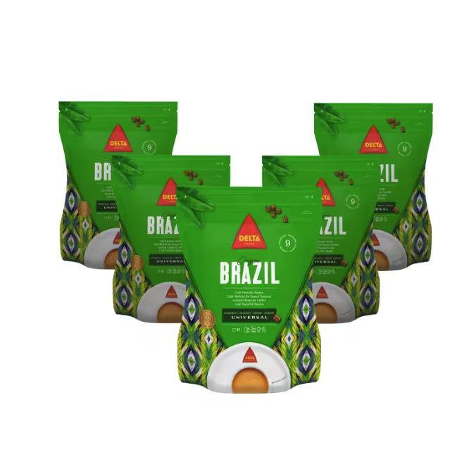 Delta - Café Molido Natural- pack 5*220 GR(Portugal -colombia-timor-brazil-ANGOLA)