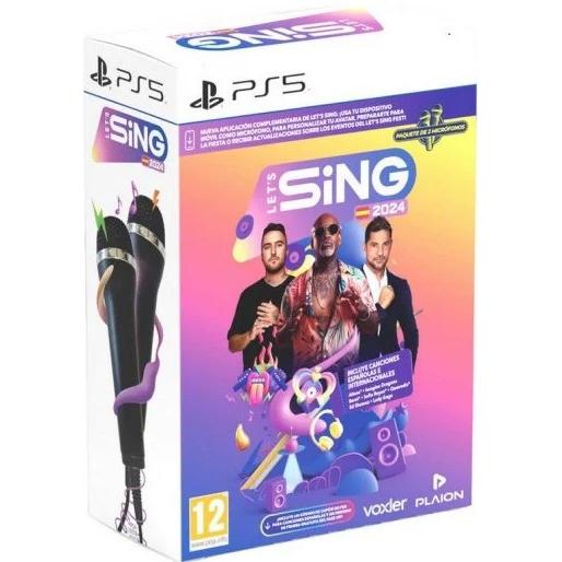 Let'S Sing 2024 + 2 Microfonos Juego para Consola Sony PlayStation 5, PS5 [PAL ESPAÑA]