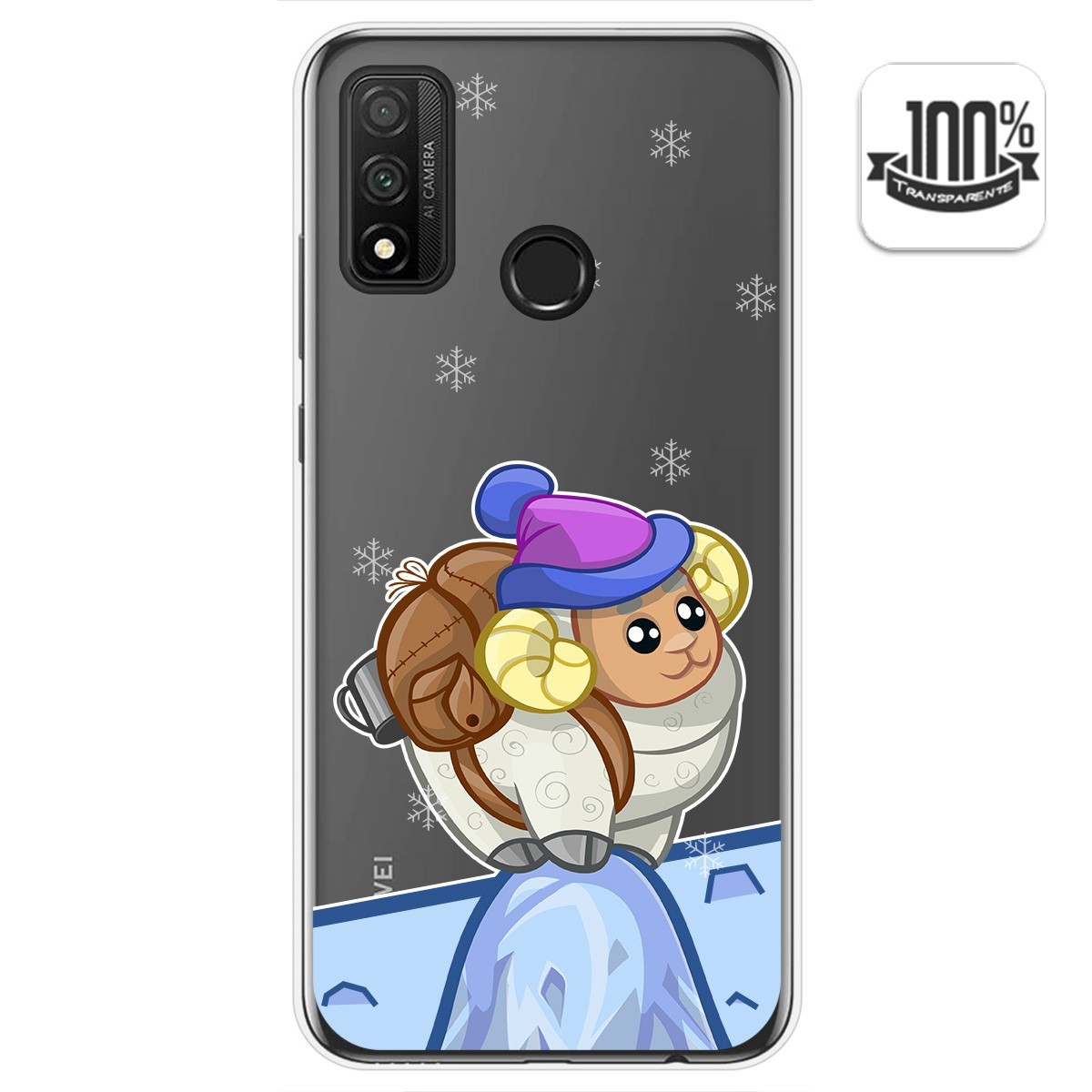 Tumundosmartphone Funda Gel Transparente para Huawei P Smart 2020 diseño Cabra Dibujos
