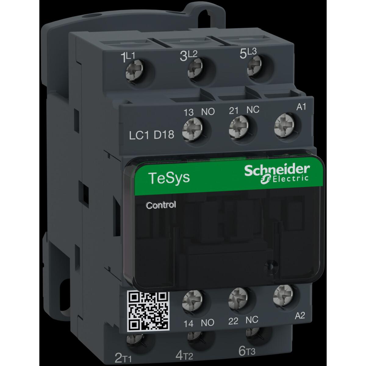 Contactor de potencia TeSys D AC3 32A 4P 1NA 1NC bobina 24VAC