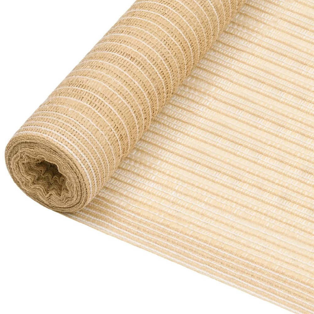 vidaXL RED DE PRIVACIDAD HDPE BEIGE 1,5X50 M 75 G/M²