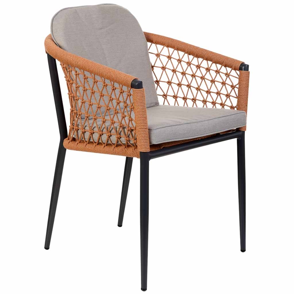 Wonderlust Deco - Silla de cuerda beige 57x62x79 Beige 57x62x79h cm
