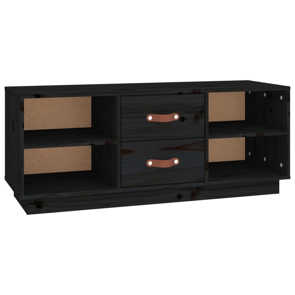 Vidaxl Mueble de TV de Madera Maciza de Pino 100x34x40 Cm