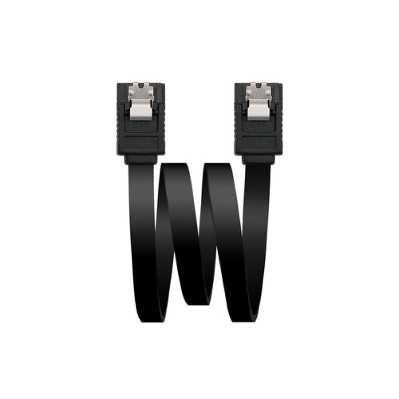 Nanocable sata iii data cable 6g with anchors 0.5m