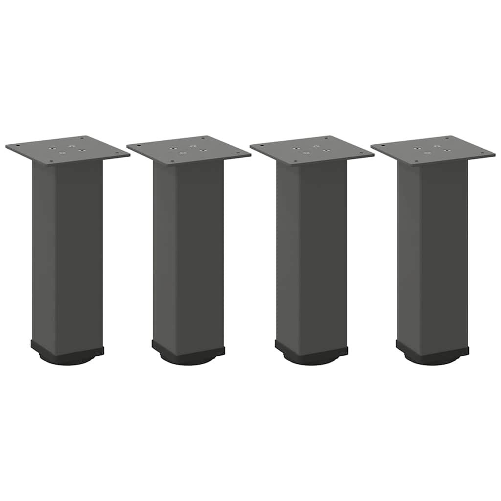 vidaXL Patas para mesa de centro (4 unidades) 42-44 cm, acero