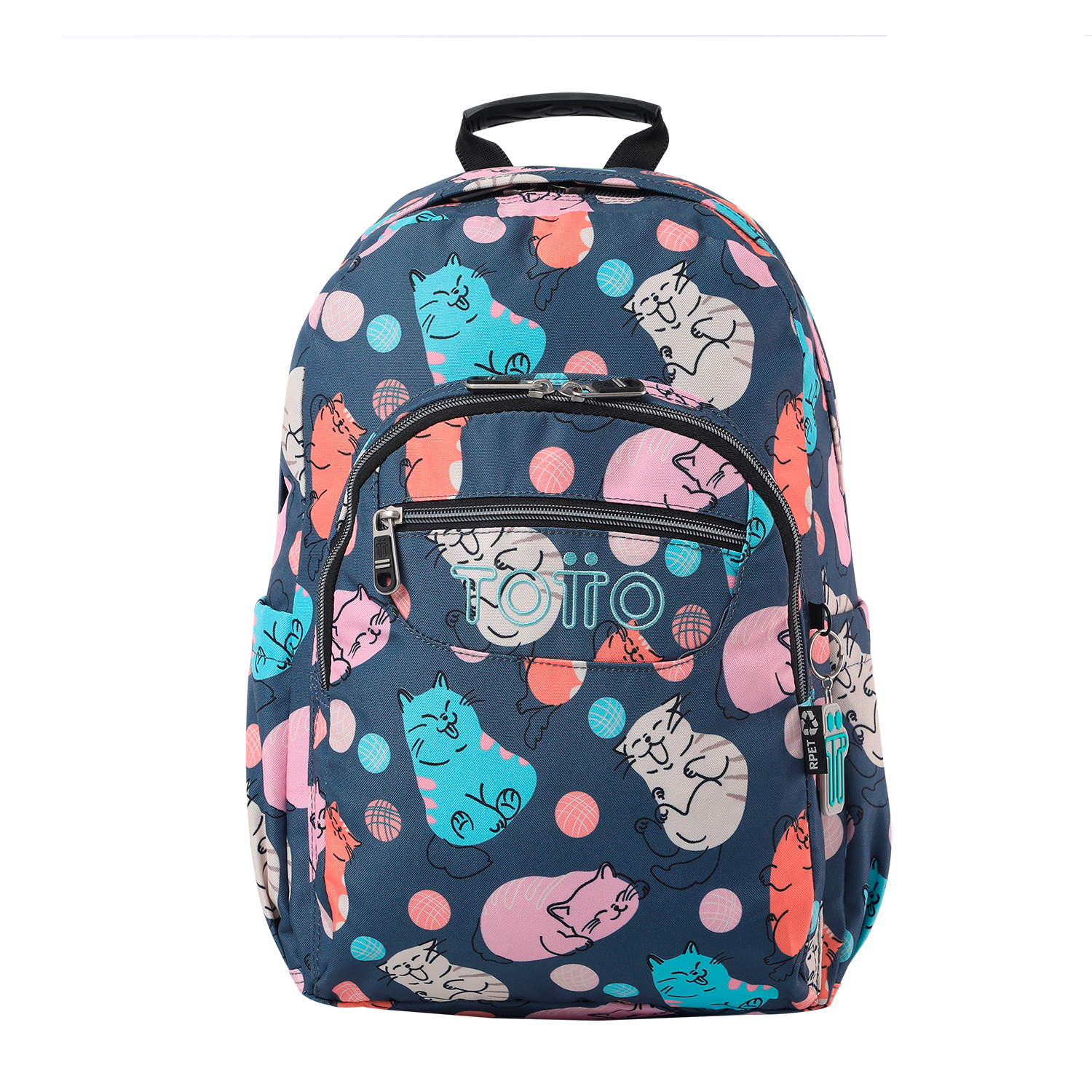 Totto Mochila escolar Acuareles Material: Poliéster 33 x 44 x 14 cm
