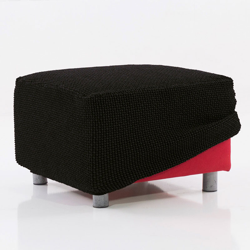 MAXIFUNDAS FUNDAS DE SOFA & CHAISE LONGUE - Funda de Puff Relive Elástica