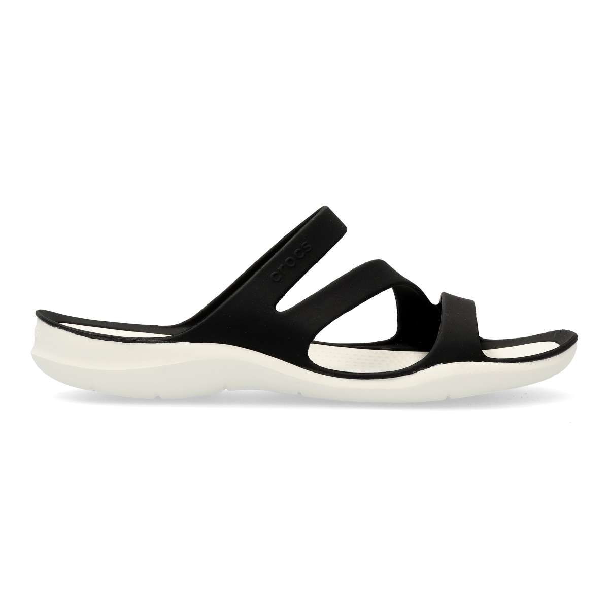 Crocs - Chanclas Swiftwater para mujer, con correas de goma y espuma Croslite™, resistentes al agua y antideslizantes para playa y piscina