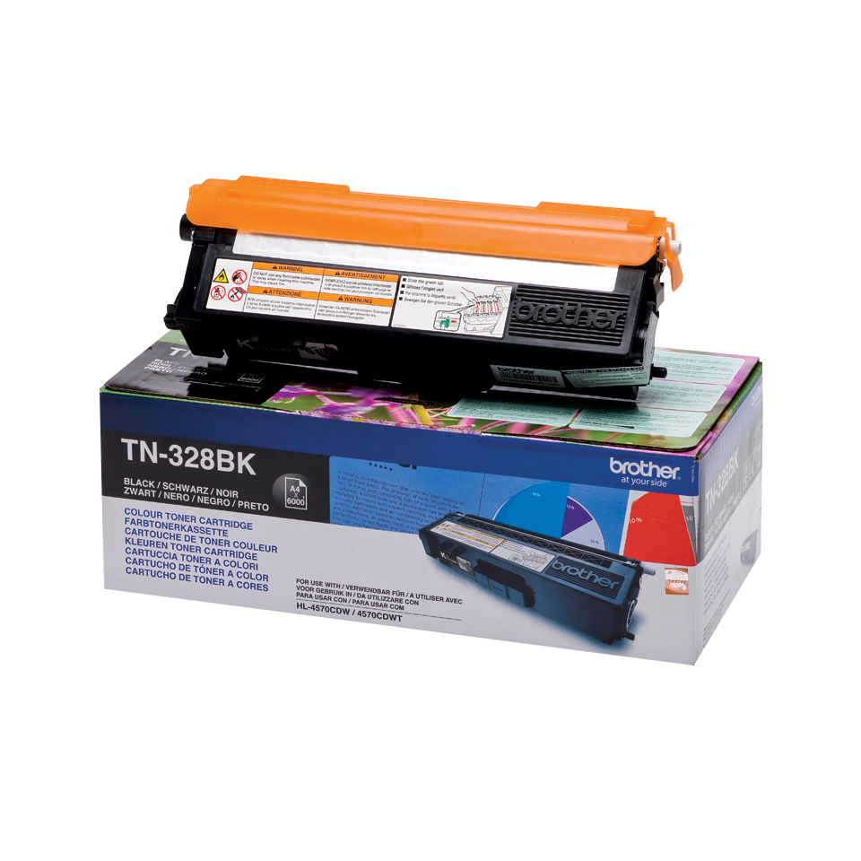 Brother TN-328BK cartucho de tóner Original Negro
