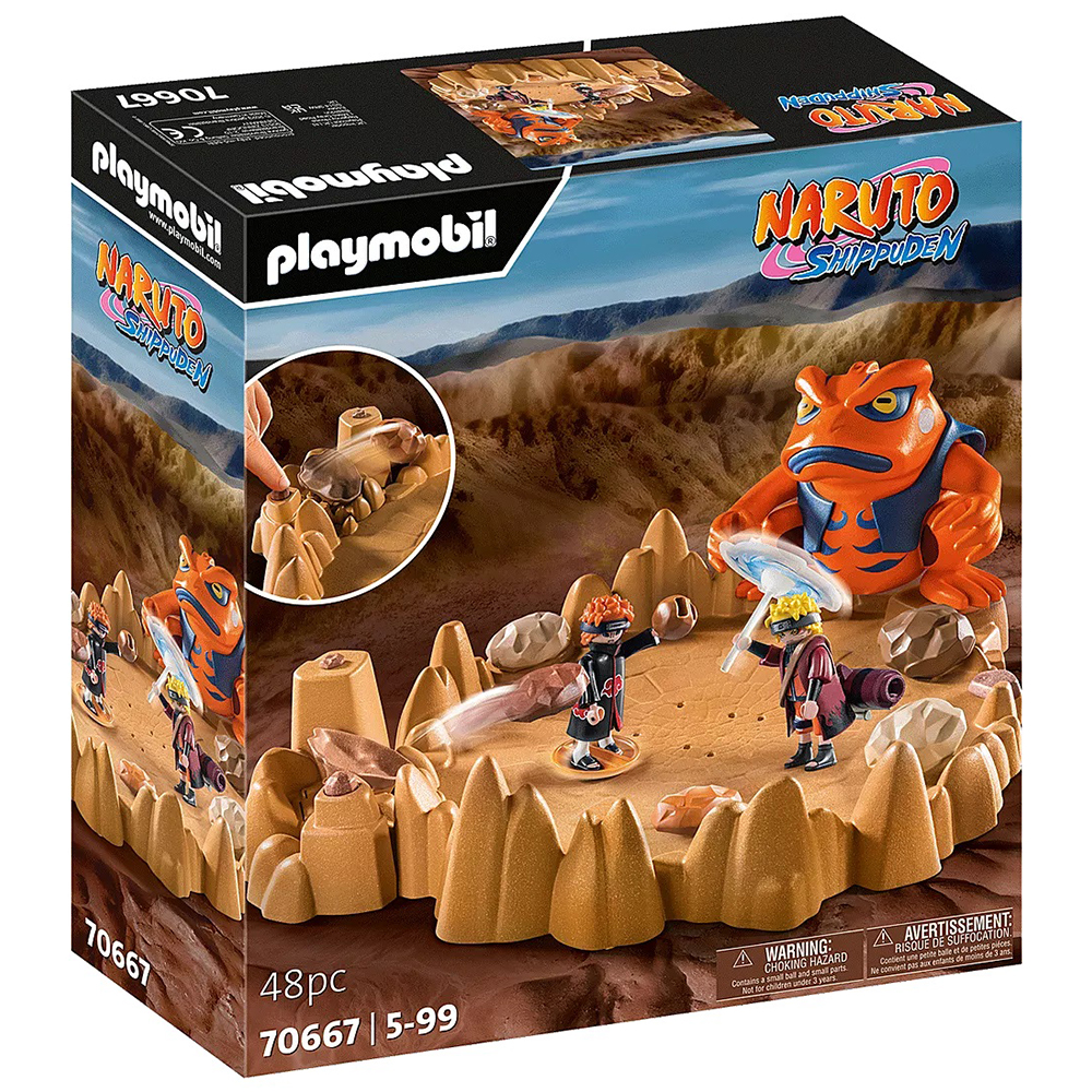 PLAYMOBIL NARUTO SHIPPUDEN - NARUTO VS. PAIN, 70667, PRODUCTO CON LICENCIA OFICIAL, ENVIO 24-48 HORAS PENÍNSULA, PIEZAS, CLICKS, COLECCIONABLES,  JUGUETES, FIGURA, MUÑECO, FAMOBIL, 100% ORIGINAL