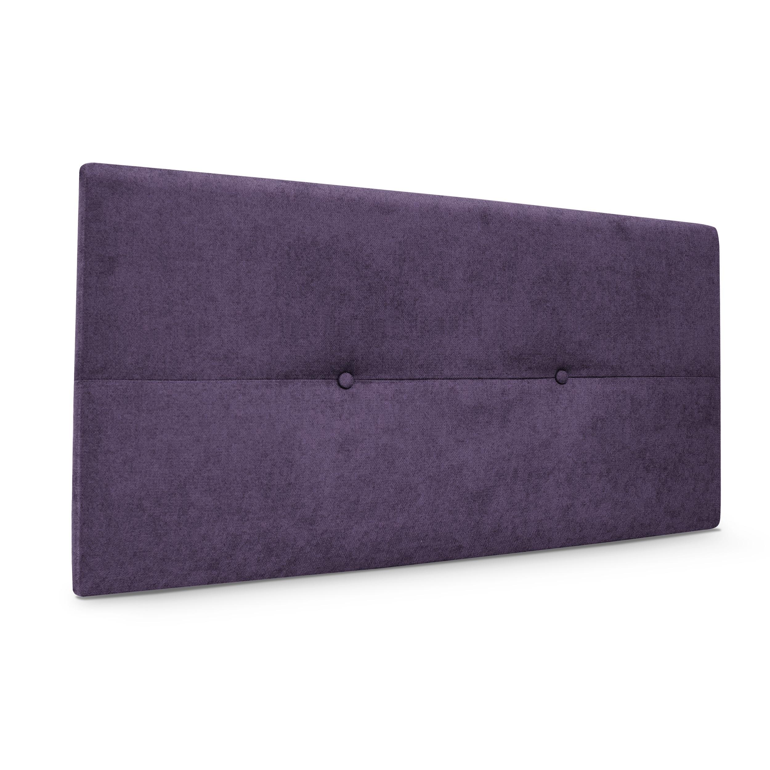 DHOME Cabecero de Polipiel o Tela AQUALINE Pro cabeceros Cabezal tapizado Cama Lujo (Lila Tela)