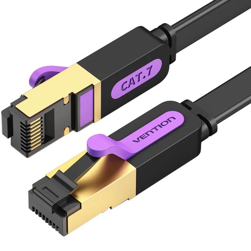 Cable de red rj45 stp vention icabn cat.7/ 15m/ negro
