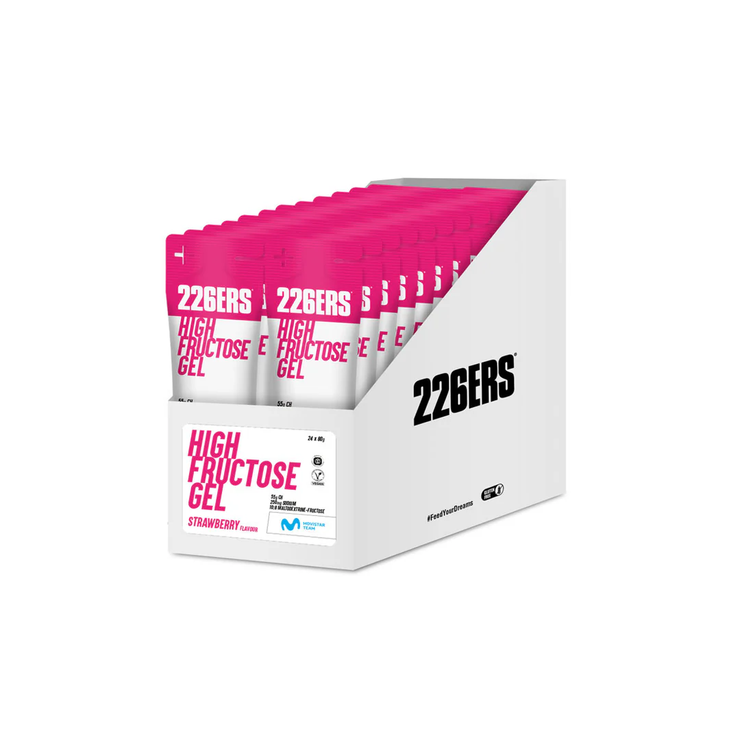 226ERS CAJA 24 HIGH FRUCTOSE GEL 80g Varios sabores