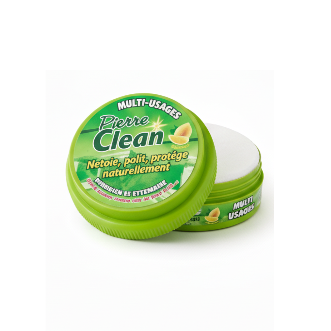 PIERRE CLEAN Multiuso, Limpia, pule y protege todas las superficies, f Renueva superficies naturalmente