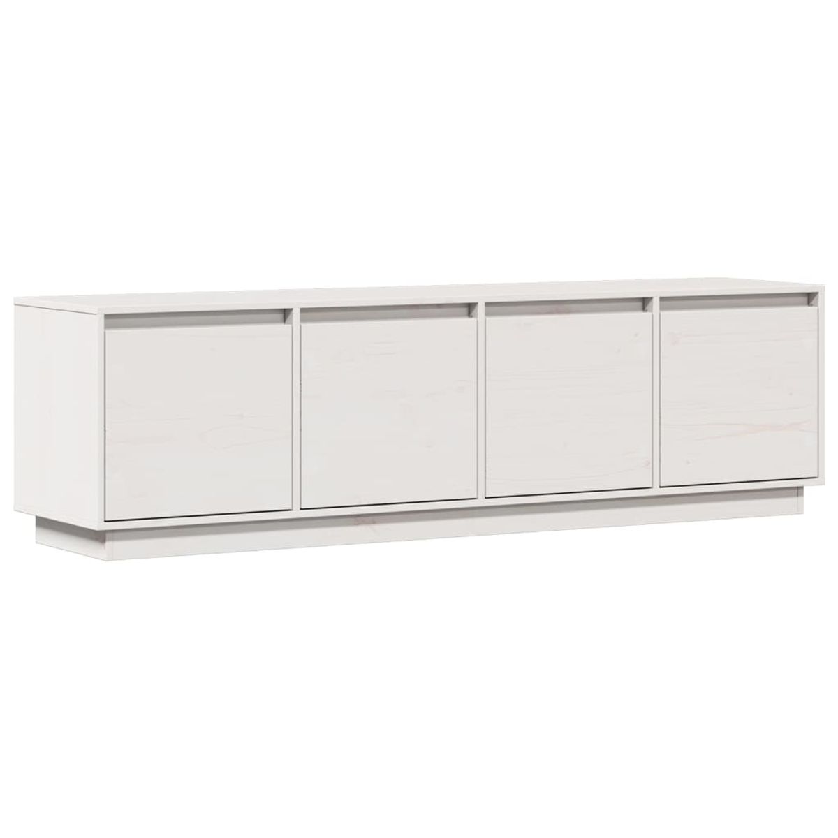 Mueble TV Atenas 4 puertas blanco 45x156x37 cm