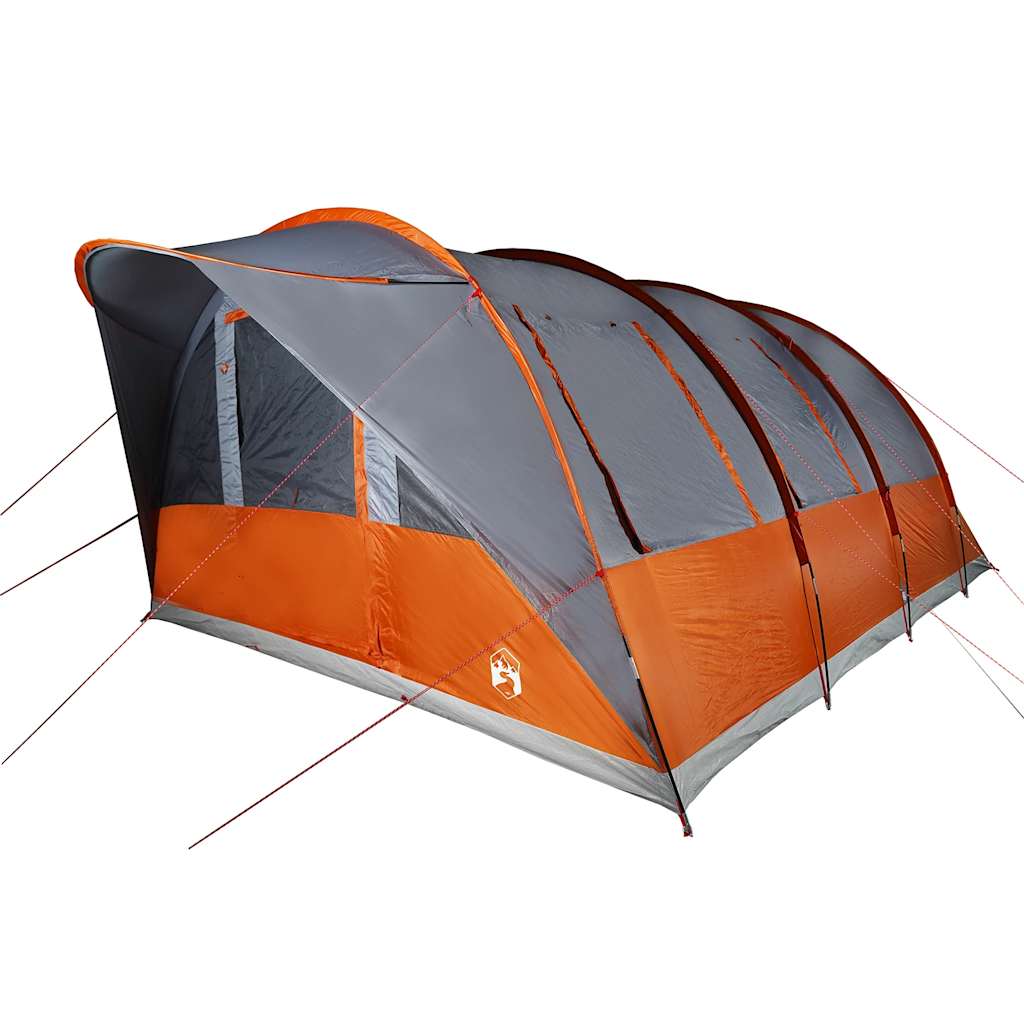 vidaXL Tienda de campaña familiar túnel 7 personas impermeable Color Azul,  Gris y naranja,  Verde y mas
