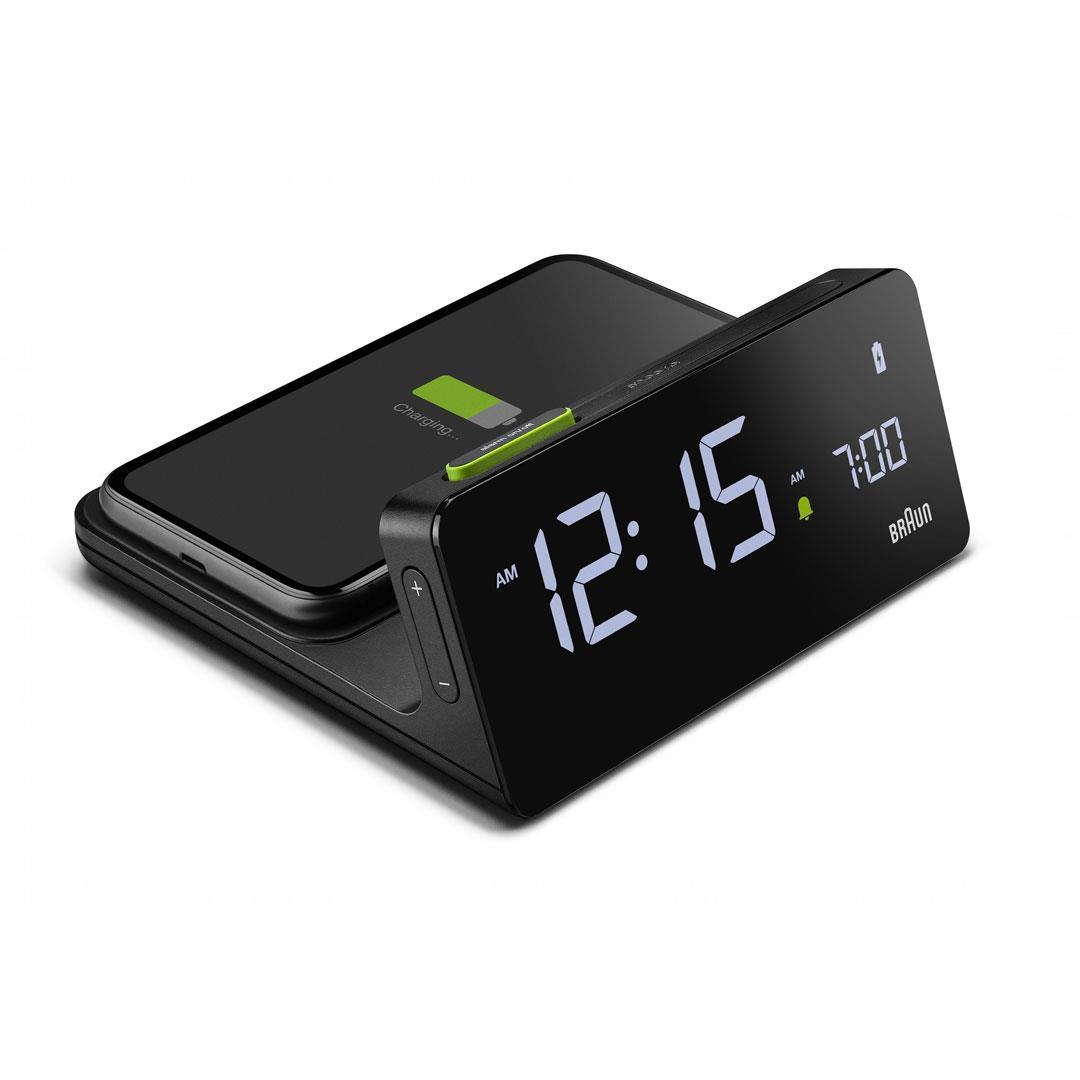 Braun bc21 digital alarm clock black