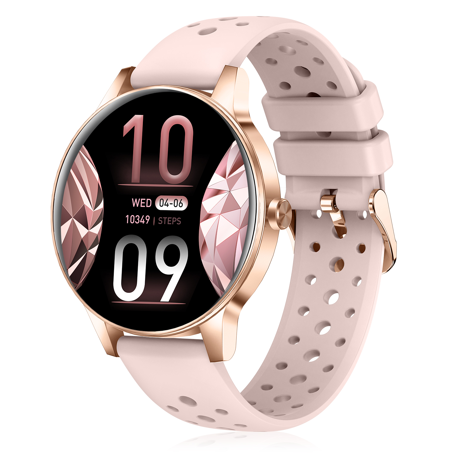DAM Smartwatch QS80 con llamadas BT, notificaciones push. Monitor deportivo y de salud. 4,4x1x4,6 Cm.