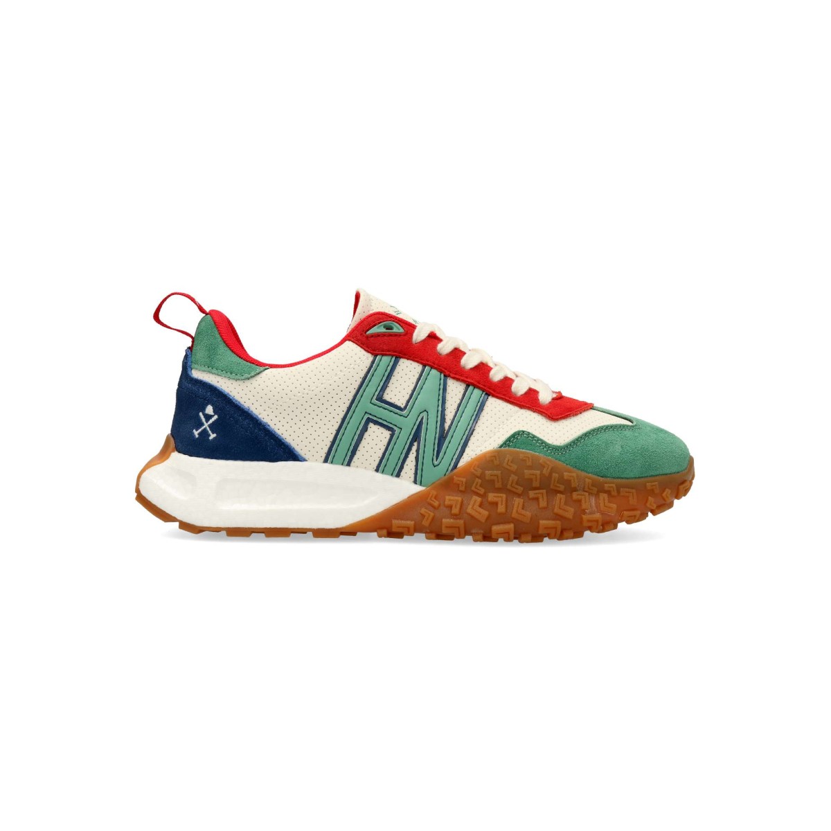 Harper & Neyer - Zapatillas deportivas Carcross Point para hombre, confeccionadas en serraje y tejido técnico resistente, suela dentada de goma para agarre urbano y versatilidad casual