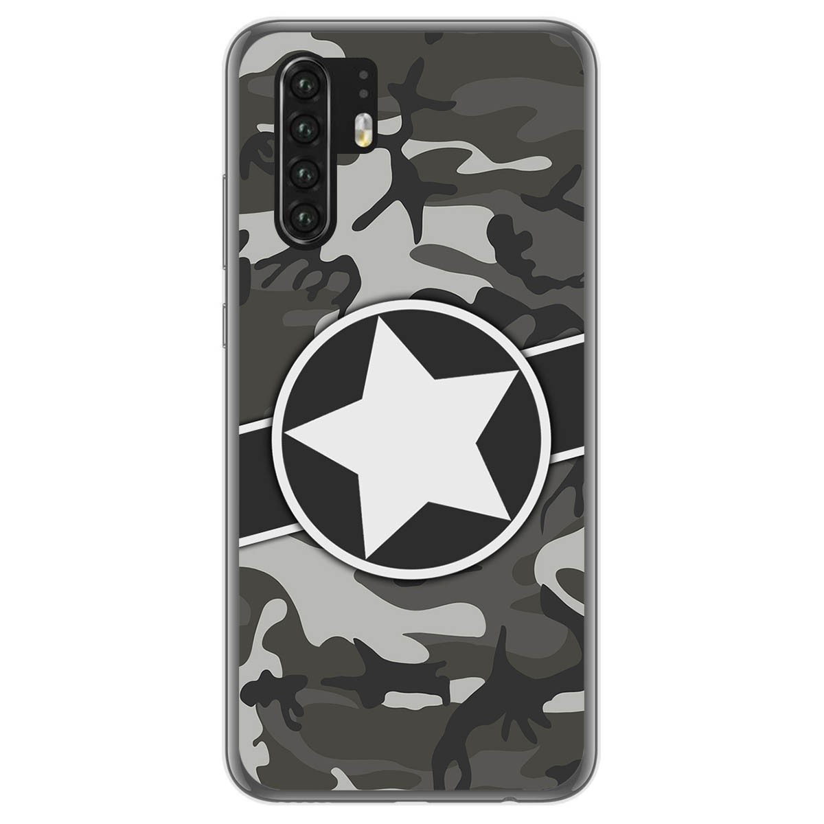 Tumundosmartphone Funda Gel Tpu para Huawei P30 Pro diseño Camuflaje 02 Dibujos