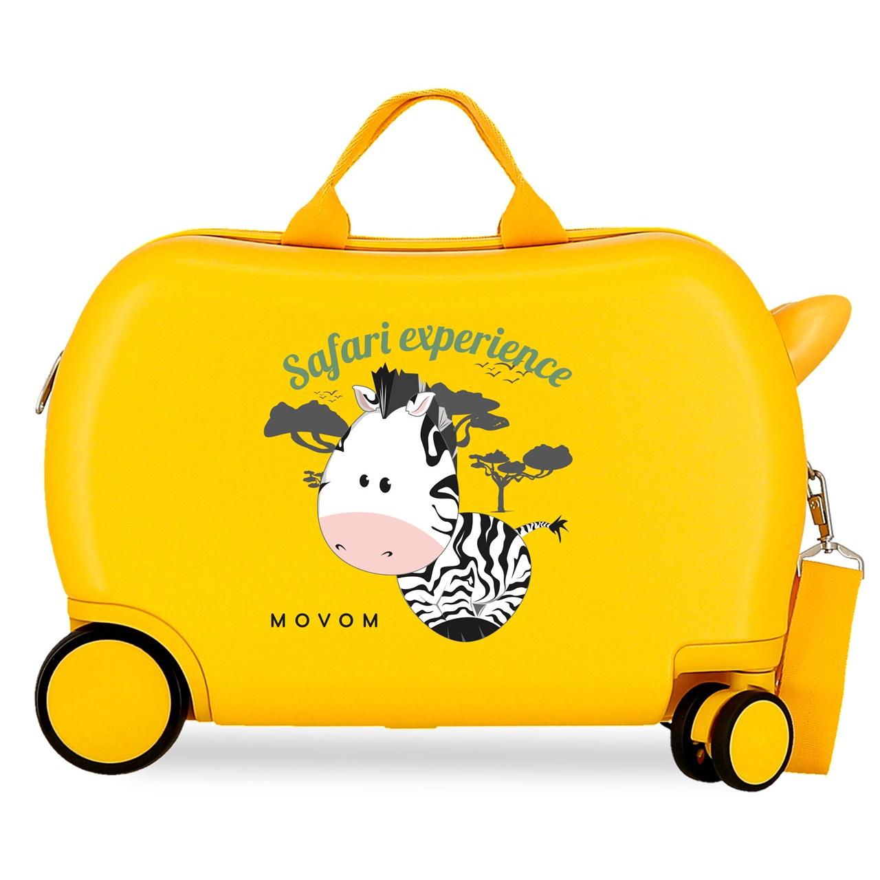 Maleta infantil Movom Adventures ocre 45x31x20 cm