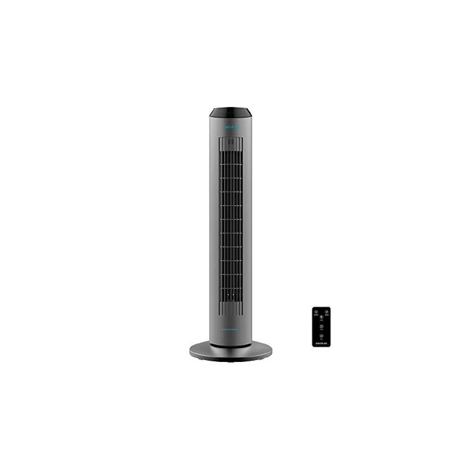 Cecotec Ventilador de Torre Digital con Mando a Distancia y Temporizador EnergySilence 8190 Skyline Ionic. 60 W